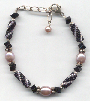 peyote tube bracelet